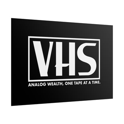 Analog Wealth VHS Art Print