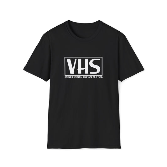 Analog Wealth VHS T-SHIRT