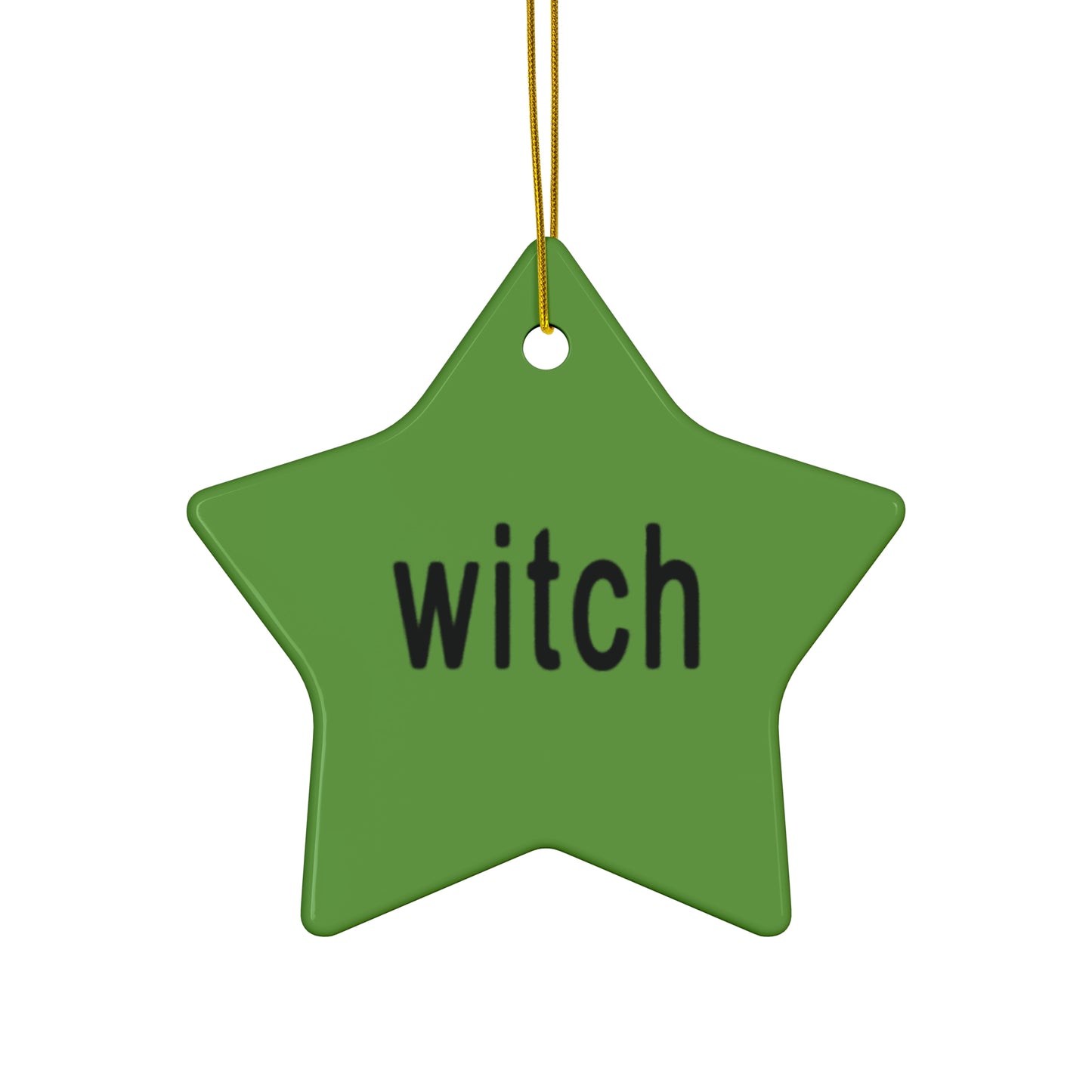 Witch Graphic Ornament