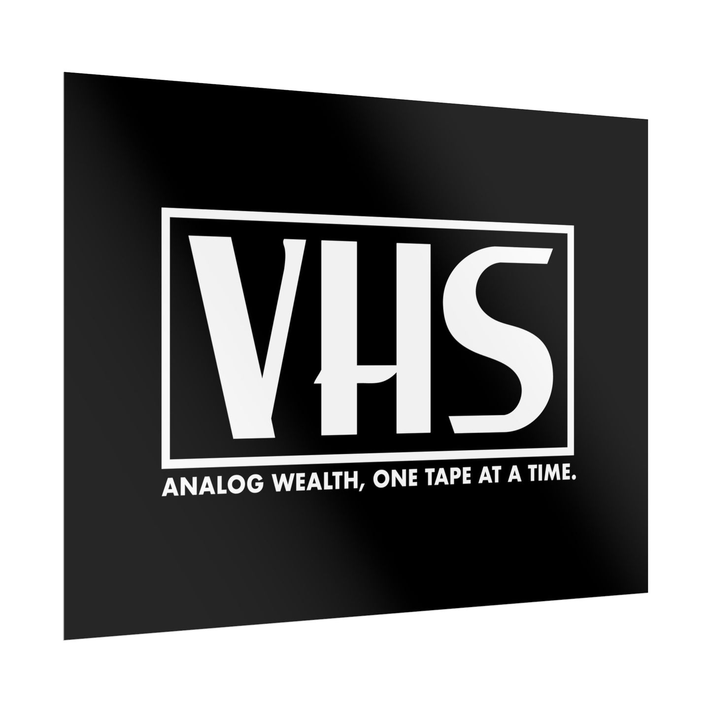 Analog Wealth VHS Art Print