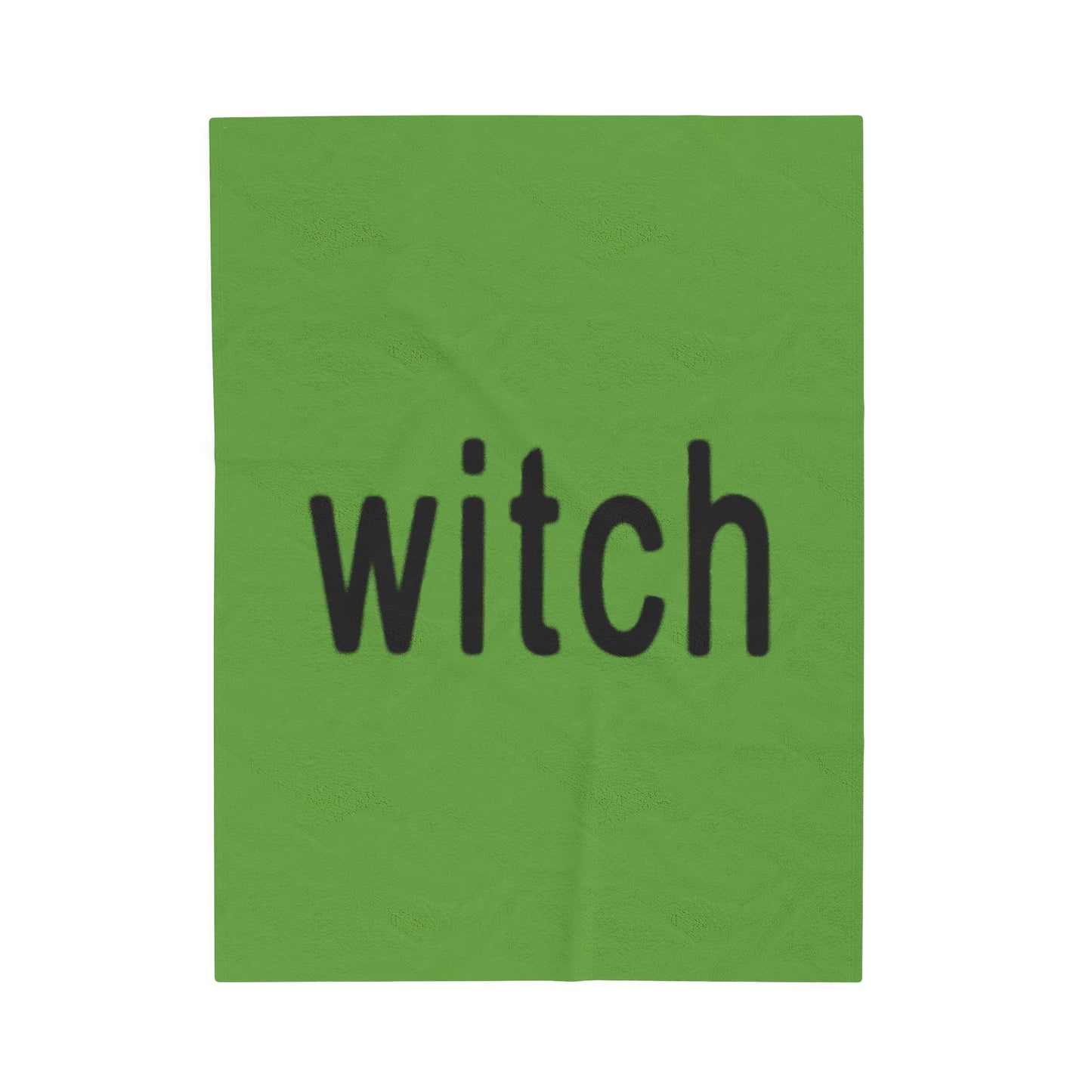 Witch Graphic Plush Blanket