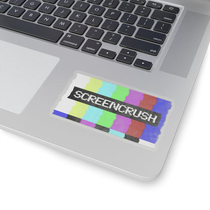 ScreenCrush Color Bars Kiss Cut Stickers