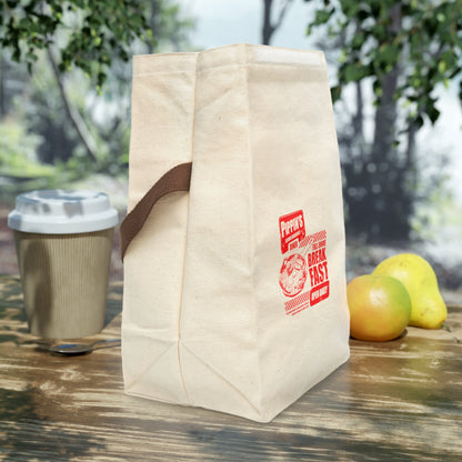 Full Breakfast Canvas Lunch Bag