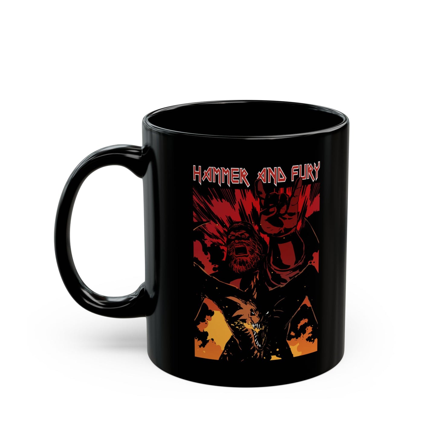 HAMMER AND FURY MUG