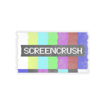 ScreenCrush Color Bars Kiss Cut Stickers