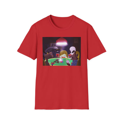 ALIENS PLAYING POKER T-SHIRT