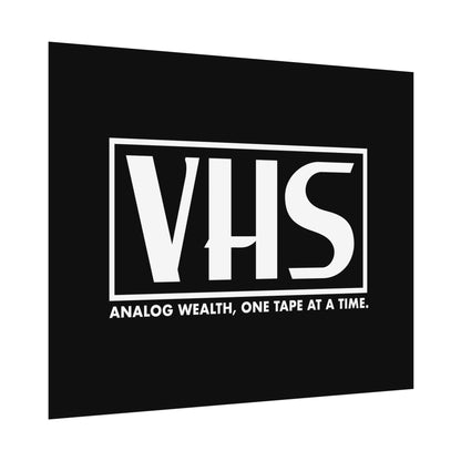 Analog Wealth VHS Art Print