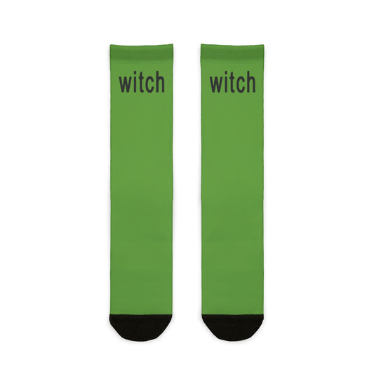 Witch Graphic Crew Socks