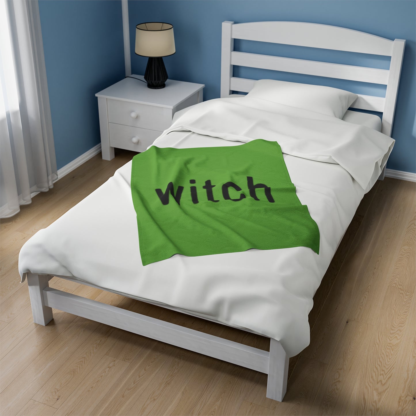 Witch Graphic Plush Blanket