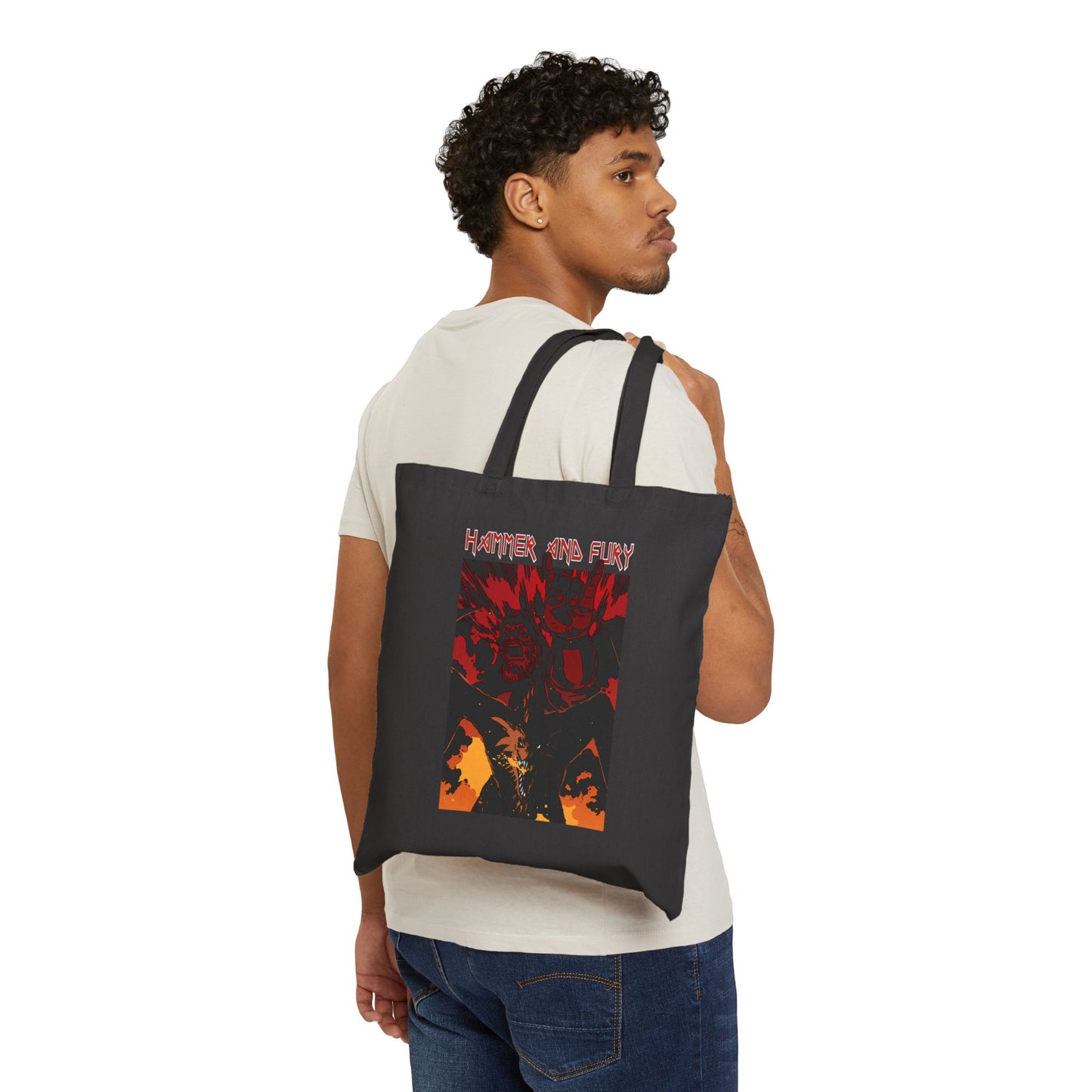 HAMMER AND FURY TOTE BAG