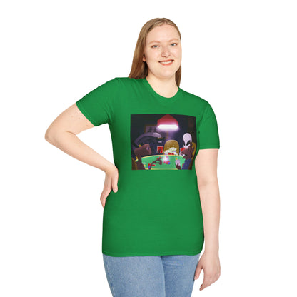 ALIENS PLAYING POKER T-SHIRT