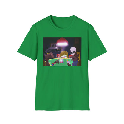 ALIENS PLAYING POKER T-SHIRT