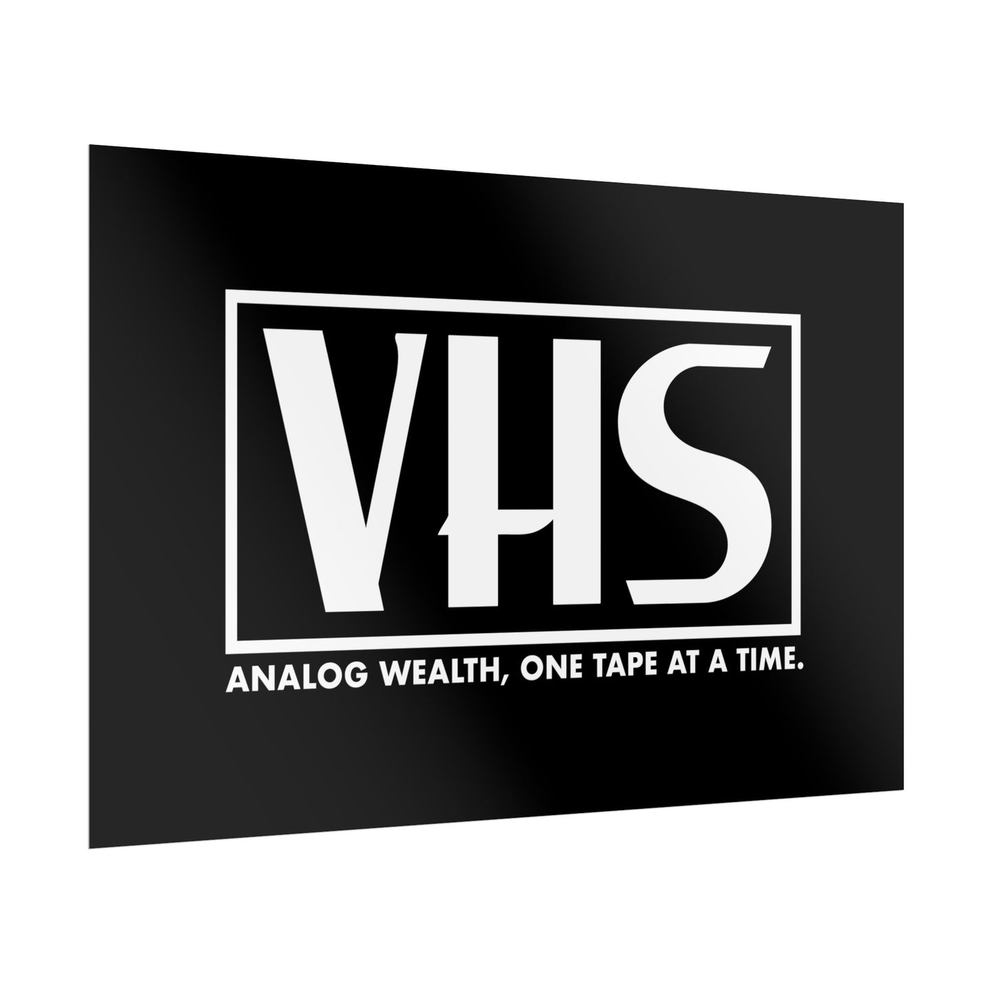 Analog Wealth VHS Art Print