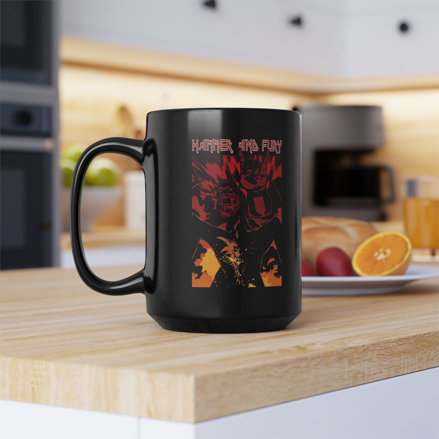 HAMMER AND FURY MUG