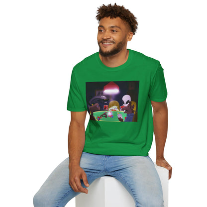 ALIENS PLAYING POKER T-SHIRT