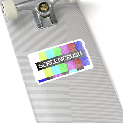 ScreenCrush Color Bars Kiss Cut Stickers