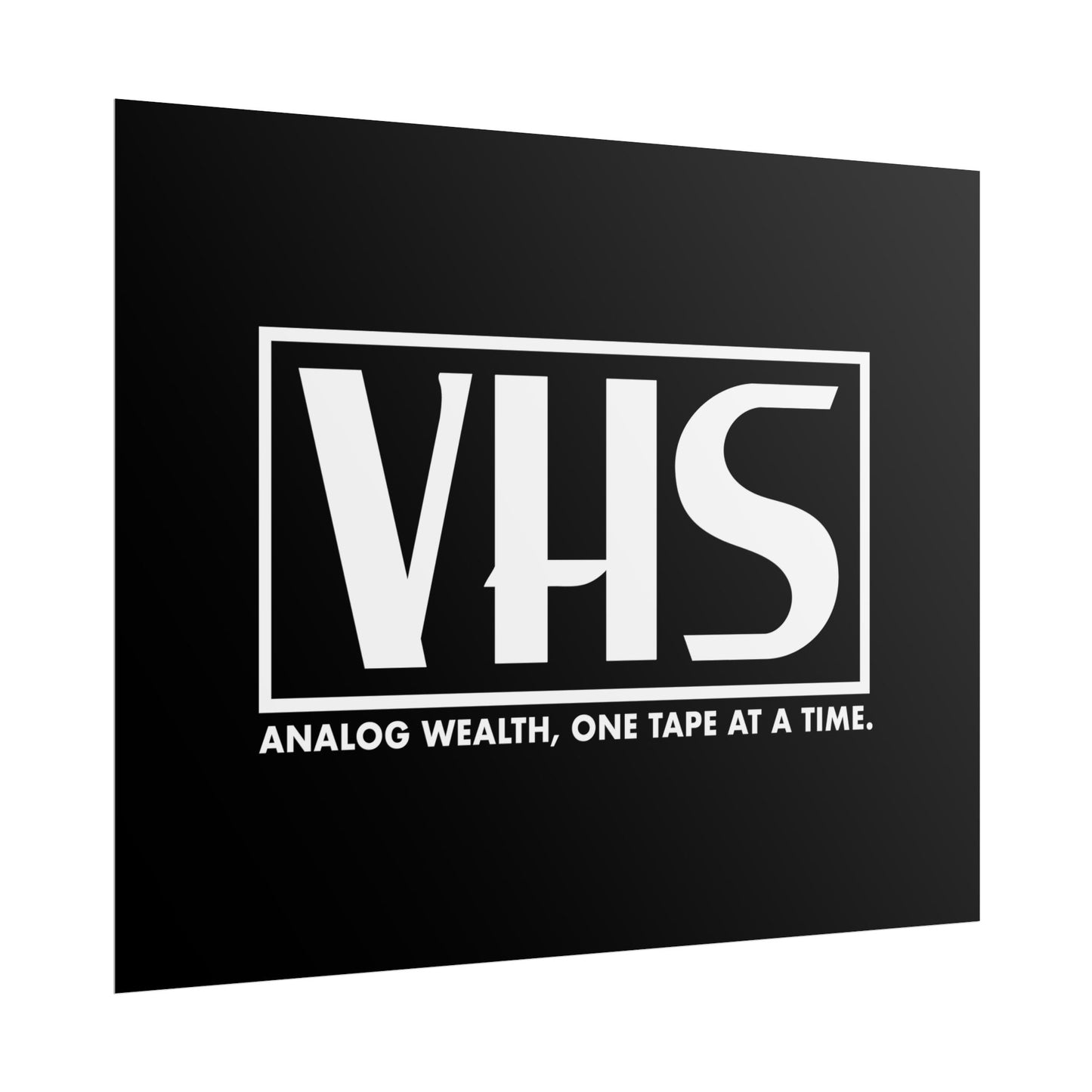 Analog Wealth VHS Art Print